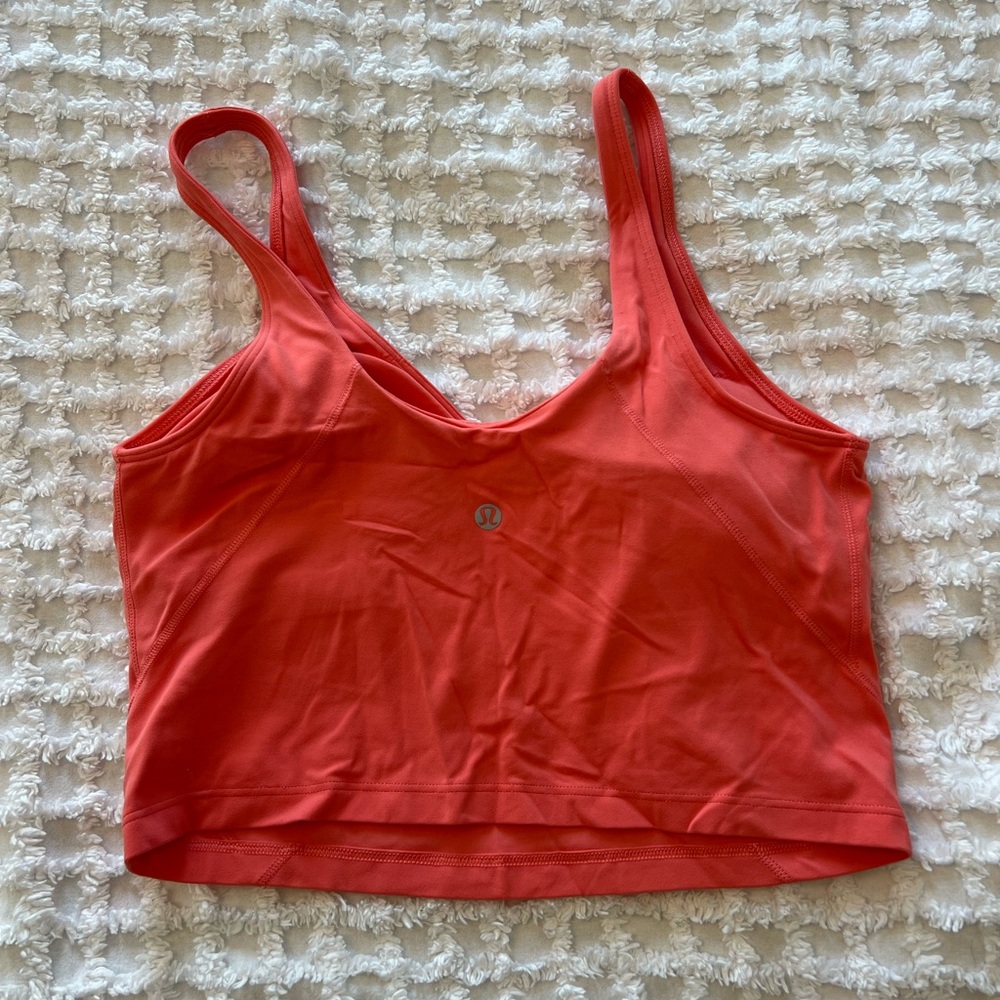 Lululemon Raspberry Cream Align Tank Size 10 - image 3